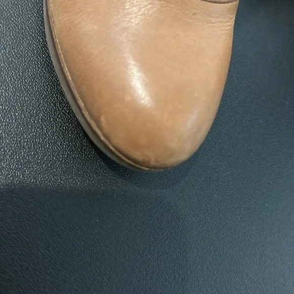 Bussola women’s pointed toe zip up Tan Ankle Boots with Embroidery size 8 - Picture 3 of 9